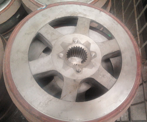 三馬ZD151-413KW電機風(fēng)葉制動輪
